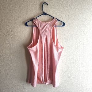 Lite Pink BCG backless, work out tank top